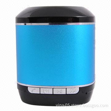 ABS Housing Wireless Mini Speaker with Microphone, 3.7V Voltage